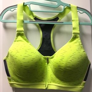 Victorias secret sports bra yellow green